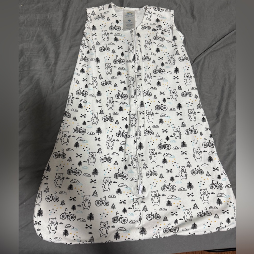 Halo SleepSack with Bear and Tree Design